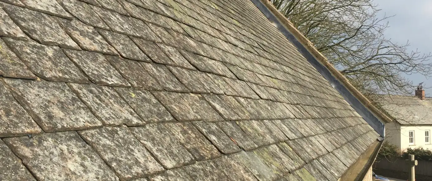 Conservation Roofing - Lapford church chancel roof Conservation Roofing - Lapford church chancel roof, Trivillet Slate